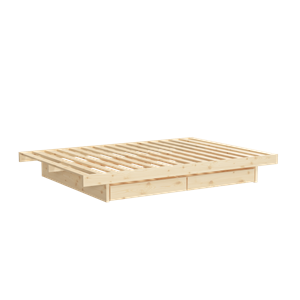 Karup Design Kanso Bedframe met 2 Lades 120x200 Ruw