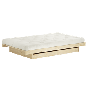 Karup Kanso Bedframe met 2 Lades 90x200 Raw