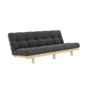 Karup Design Lean Sofa Bank met Alpha-matras 130x200 Houtskool/Ruw