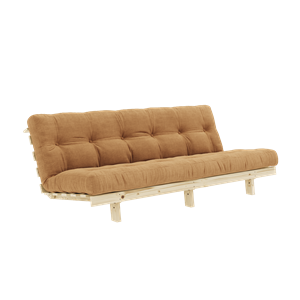 Karup Design Lean Sofa Bank met Alpha-matras 130x200 Fudge Bruin/Ruw