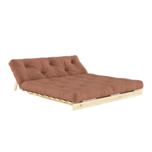 Karup Design Roots Slaapbank met Matras 160x200 759 Clay Brown/Pine