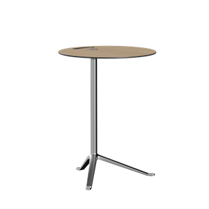 Fritz Hansen Little Friend KS12 bijzettafel eikenhout/gepolijst aluminium