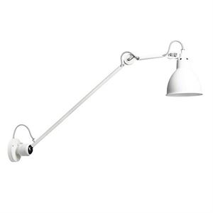 Lampe Gras N304 L60 Wandlamp Wit & Wit Hardwired
