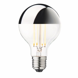 Design By Us Globe E27 Lamp Ø8 Zilver