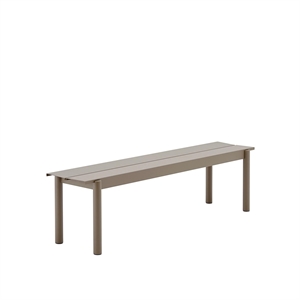 Muuto Linear Stalen Bank 110 x 34 cm Taupe