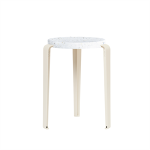 TipToe LOU Kruk Gerecycled Plastic Wit/ Crème Wit