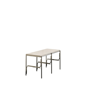Louise Roe Axis Display Unit 02 Planken Roestvrij Staal/Ataija Azul Marmer