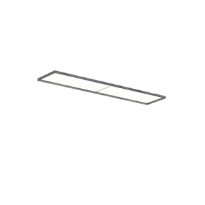 Louis Poulsen LP Slim Plafondlamp Opaal Diffuser Inbouw 3000K & Dali Donker Ruw Aluminium