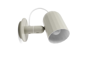 HAY Noc Wandlamp Beige met Snoer