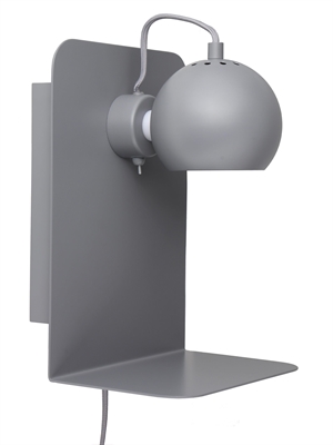 Frandsen Ball Wandlamp met USB Mat Lichtgrijs