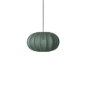 Made By Hand Knit-Wit Hanglamp Ovaal Ø45 Tweed Groen