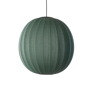 Made By Hand Knit-Wit Ronde Hanglamp Ø75 Tweed Groene LED