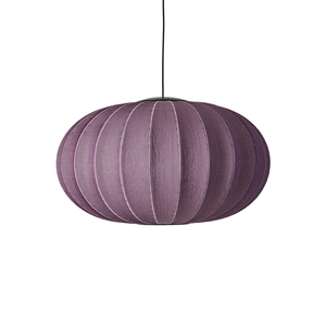 Met de Made By Hand Ovale Hanglamp Ø76 Burgundy LED