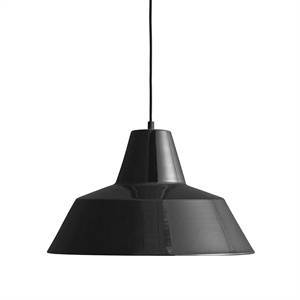 Made By Hand Werkplaatslamp Hanglamp Glanzend Zwart W4