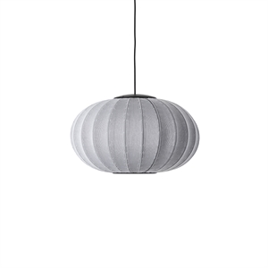 Made By Hand Knit-Wit Ovale Hanglamp Ø57 Zilver LED