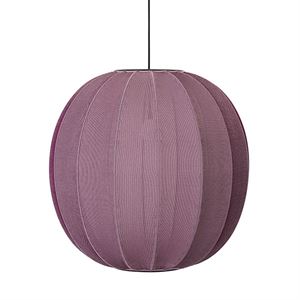 Made By Hand Knit-Wit Ronde Hanglamp Burgundy Rood Ø60