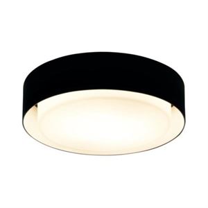 Marset Plaff On Black Ceiling and Wall Lamp