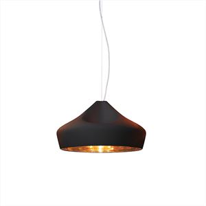 Marset Pleat Box Hanglamp 47 Zwart & Goud