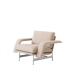 &Tradition Meantime AV29 Fauteuil Sofa Gepolijst Aluminium/Hallingdal 0220