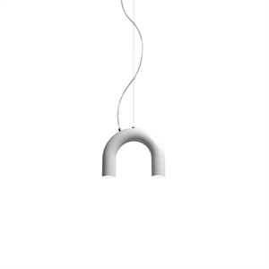 Oblure Arch Enkele Hanglamp Wit