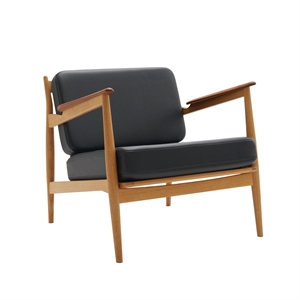 Magnus Olesen 107 Fauteuil Geolied Eiken/Geolied Teak/Zwart Savannah 30314