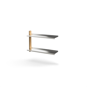 Mazo MOD Model 16 Plankensysteem 1x525 Rail + 2 Planken Eiken/ Aluminium