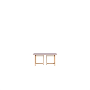 MOEBE Rechthoekige Eettafel 160x90 Zacht Lila