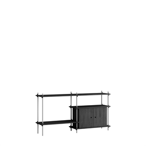 Moebe Plank S.85.2.DC Zwart/ Roestvrij Staal