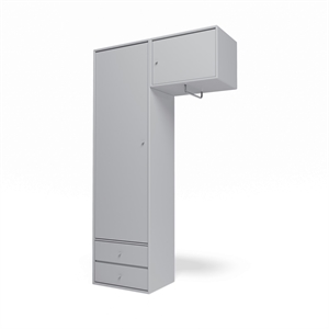 Montana Selection Kledingkast II met Kledingrekken 02-Fjord