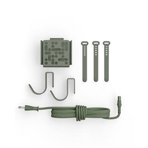 Set met Voetstukmontage, Mosgroen