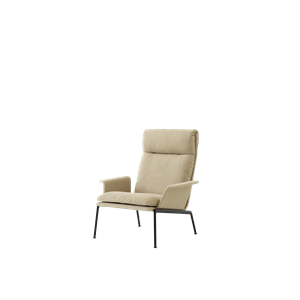 &Tradition Muno LN17 Fauteuil Met Armleuningen & Hoge Rug Warm Zwart/Klei 0007