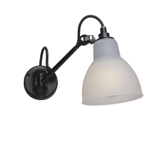 Lampe Gras N104 Badkamer Wandlamp Zwart/ Polycarbonaat – DCWéditions