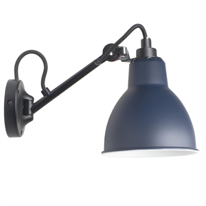 Lampe Gras N104 Wandlamp Zwart/ Blauw – DCWéditions