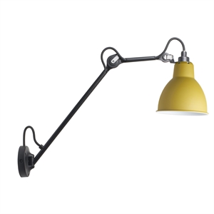 Lampe Gras N122 Wandlamp Zwart/ Geel – DCWéditions