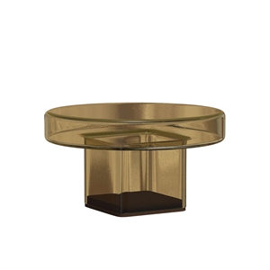 NORR11 Naked Salontafel H30 Amber/Glas