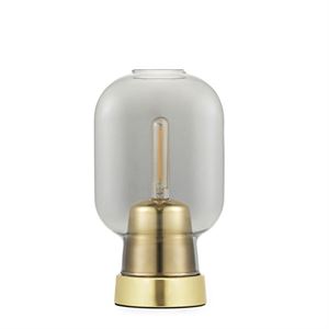 Normann Copenhagen Amp Tafellamp Gerookt/ Messing