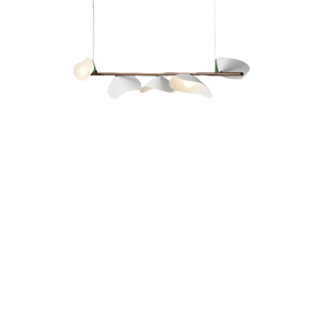 Nuura Florii 5 Lineaire Hanglamp Brons/ Wit