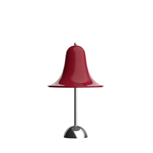 Verner Panton Pantop Draagbare Lamp Kersenrood