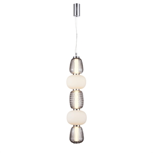 Loom Design Pearl 5 Hanglamp Gerookt/ Grijs