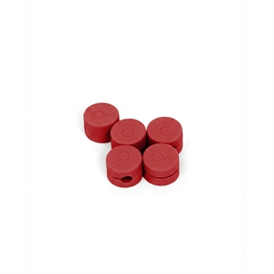 Pedestal Cable Clips Brandend Rood
