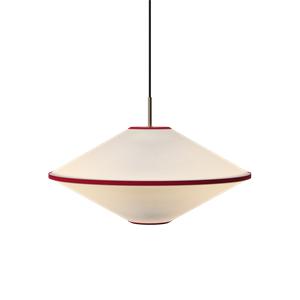 Edgeform Taft Hanglamp Ø52 Rood/Gebroken Wit