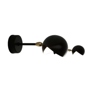 Serge Mouille Eye Wandlamp Klein Zwart