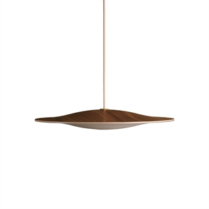 Piet Hein Sinus-Wood 550P Hanglamp Walnoot/Opaal