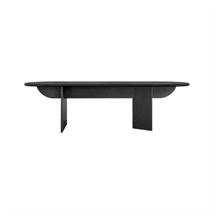 Louise Roe Pillabout 02 Eettafel L240 Zwart Gelakt Eiken