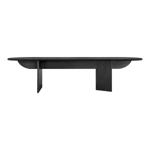 Louise Roe Pillabout 03 Eettafel L300 Zwart Gelakt Eiken