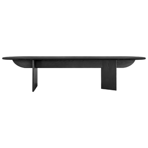 Louise Roe Pillabout 04 Eettafel L400 Zwart Gelakt Eiken