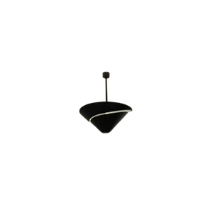 Serge Mouille Slak Plafondlamp Ø60 Zwart