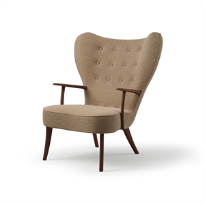 Warme Nordic Pragh Fauteuil Barnum 04/geoliede Walnoot