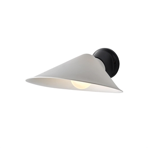 DCWéditions Plume Wandlamp Porselein/ Zwart