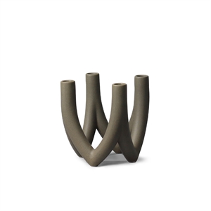 Ro Collectie Kroonluchter Kandelaar 4-Arms Donkere Steen